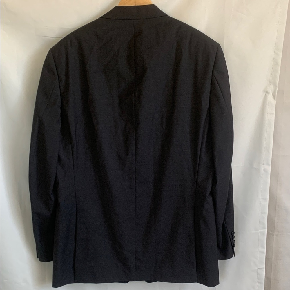 Calvin Klein Black Blazer 100% lightweight Wool 44L. - Picture 7 of 9